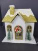Glittered Holiday House with Two Angel Ornaments - 3