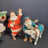 Santa Claus Christmas Figurine Ornaments Assortment - 3
