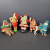Santa Claus Christmas Figurine Ornaments Assortment - 4