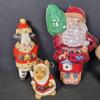Assorted Christmas Ornaments, Santa and Holiday Designs - 2