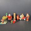 Assorted Santa Claus Christmas Ornaments, Various Styles and Materials - 5