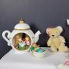Assorted Bear and Teapot Christmas Ornaments - 2