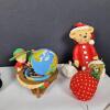 Assorted Bear and Animal Christmas Ornaments, 1990s&ndash;2000s - 3