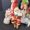 Santa Claus Christmas Ornaments Assortment, Hand-Painted Style - 2