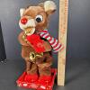 Rudolph the Red-Nosed Reindeer Plush Musical Toy with Saxophone - 7