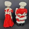 Santa and Mrs. Claus Chef Figurines with Holiday Treats - 3