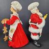 Santa and Mrs. Claus Chef Figurines with Holiday Treats - 4