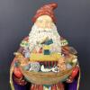 Noah's Ark Santa Claus Figurine Folk Art Style - 2