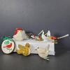 Assorted Bird Christmas Ornaments, Glass, Textile, Beaded, Embroidered