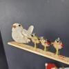 Assorted Bird Christmas Ornaments, Glass, Textile, Beaded, Embroidered - 5