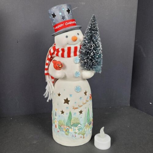 Hallmark Keepsake Snowtop Lodge Snowman Christmas Decoration