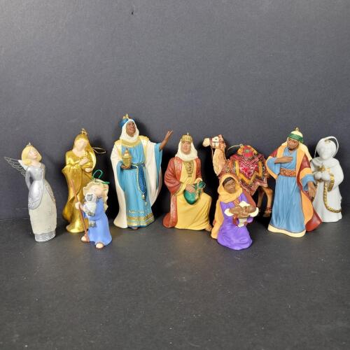 Christmas Nativity Figurines and Angels, Mixed Styles