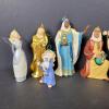 Christmas Nativity Figurines and Angels, Mixed Styles - 2