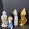 Christmas Nativity Figurines and Angels, Mixed Styles - 5