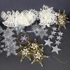 Assorted Christmas Star and Snowflake Ornaments - 3