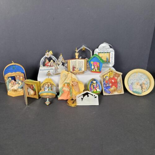 Nativity Scene Christmas Ornaments, Assorted Styles