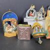 Nativity Scene Christmas Ornaments, Assorted Styles - 2