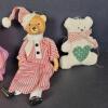 Assorted Bear and Animal Christmas Ornaments - 3