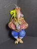 Whimsical Mixed-Media Animal and Santa Christmas Ornaments