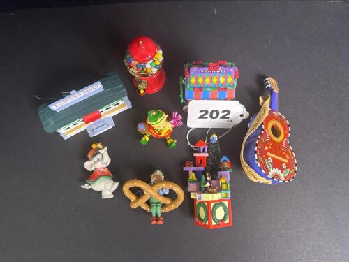 Assorted Christmas Ornaments and Figurines