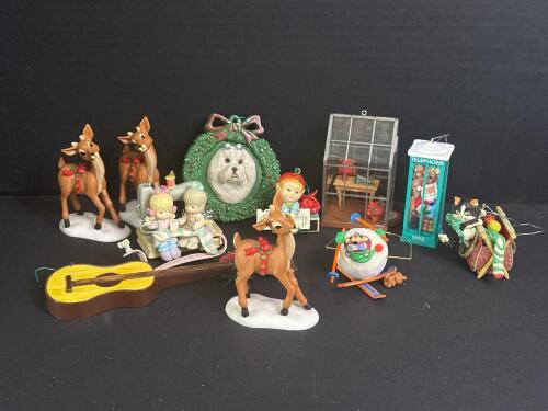 Assorted Christmas Figurine and Ornament Collection