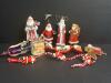 Assorted Santa Claus Christmas Ornaments