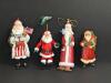 Assorted Santa Claus Christmas Ornaments - 2