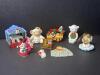 Assorted Christmas Bear and Holiday Animal Ornaments