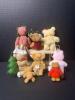 Assorted Plush Teddy Bear Christmas Ornaments - 3