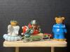 Assorted Christmas Bear Ornaments and Lighted Tunnel of Love Ornament - 5