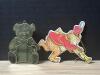 Assorted Bear and Animal Christmas Ornaments - 8