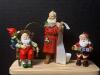 Hallmark Santa and Holiday Figurine Ornaments Assortment - 4