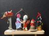 Hallmark Santa and Holiday Figurine Ornaments Assortment - 7