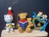 Assorted Christmas Bear Ornaments and Figurines - 2