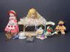 Assorted Christmas Ornaments and Holiday Figurines