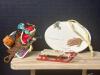 Assorted Christmas Ornaments Including Hallmark and Pinecone Santa - 2