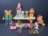 Assorted Teddy Bear Christmas Ornaments in Mixed Styles
