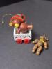 Assorted Teddy Bear Christmas Ornaments in Mixed Styles - 6
