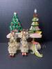 Shoe-Themed Christmas Ornaments Including Barbie Tree - 2
