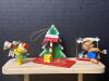 Assorted Bear and Holiday Theme Christmas Ornaments - 10