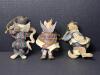 Folk Art Style Animal Angel Figurines with Motivational Banners - 2