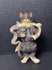 Folk Art Style Animal Angel Figurines with Motivational Banners - 3