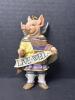 Folk Art Style Animal Angel Figurines with Motivational Banners - 4