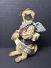 Folk Art Style Animal Angel Figurines with Motivational Banners - 5