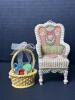 Squirrel and Flower Pot Figural Ornament - 4