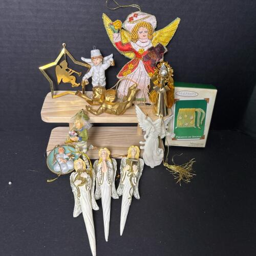 Assorted Angel Christmas Ornaments