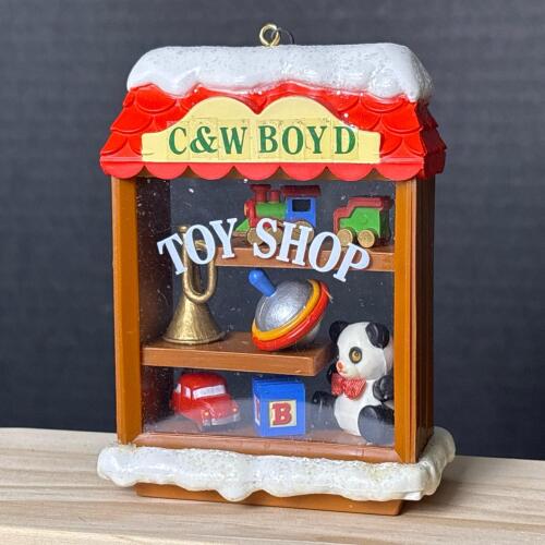 Enesco 1983 C&W Boyd Toy Shop Christmas Ornament