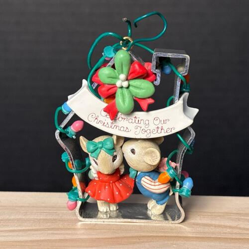 Enesco 1991 Mice Cookie Cutter Christmas Ornament