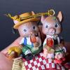 Enesco 1995 Buon Natale Mouse Ornament - 2