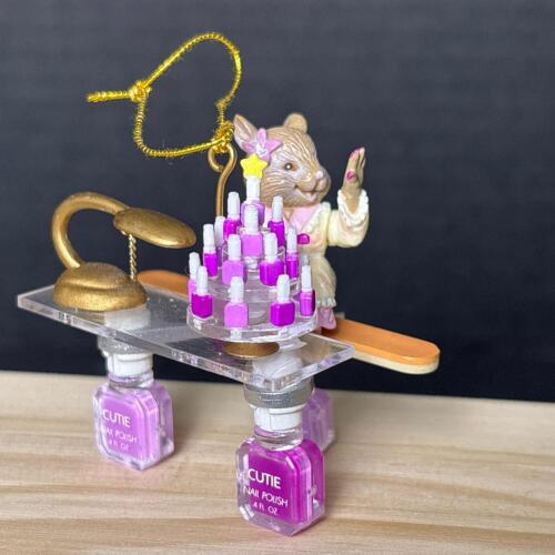 Enesco 1993 Merry Manicure Mouse Ornament